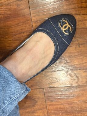Chanel Denim Ballet Flat - 41C